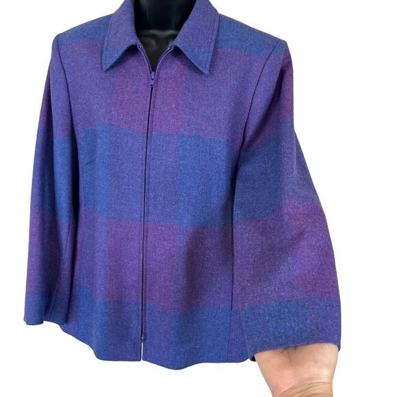 TRIONA DESIGN DONEGAL HANDWOVEN IRELAND WOOL ZIPPERED JACKET - Picture 12 of 12